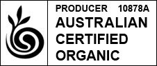Landtasia's organic grass-fed beef, vegetables and fruit are independently certified organic by Australian Certified Organics. Producer number 10878A